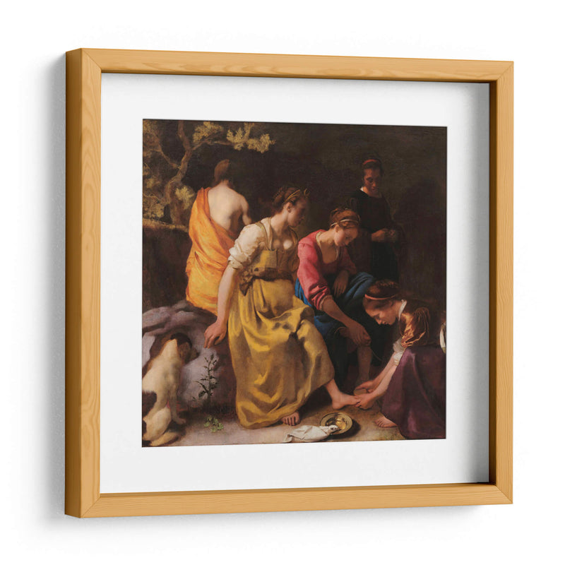 Diana y sus compañeras - Johannes Vermeer | Cuadro decorativo de Canvas Lab