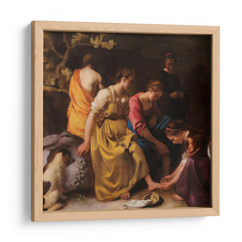 Diana y sus compañeras - Johannes Vermeer | Cuadro decorativo de Canvas Lab