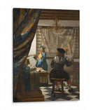 El arte de la pintura - Johannes Vermeer | Cuadro decorativo de Canvas Lab