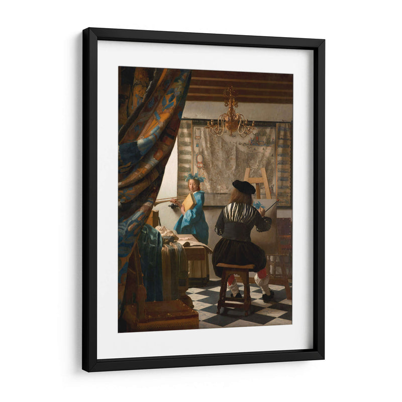 El arte de la pintura - Johannes Vermeer | Cuadro decorativo de Canvas Lab