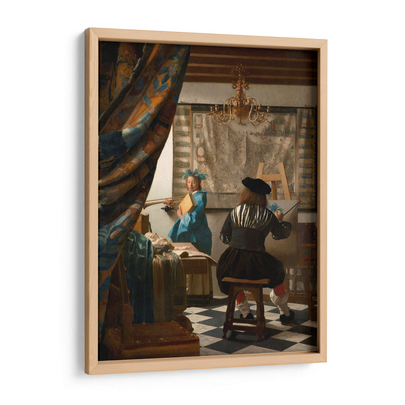 El arte de la pintura - Johannes Vermeer | Cuadro decorativo de Canvas Lab