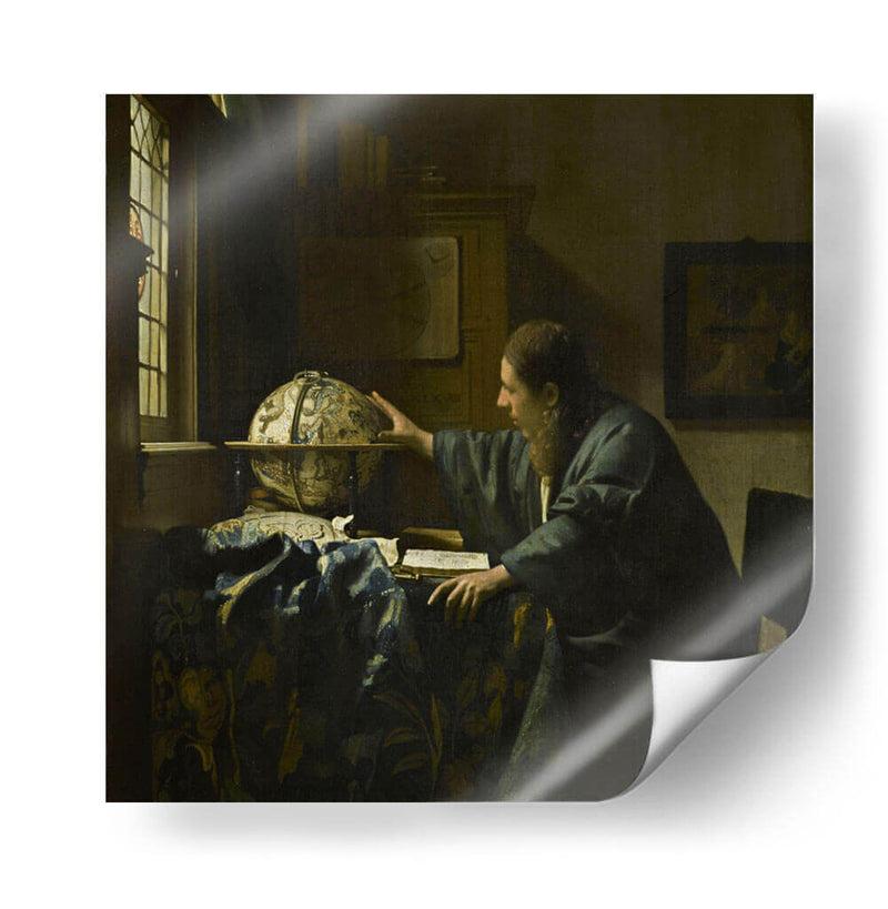 El astrónomo - Johannes Vermeer | Cuadro decorativo de Canvas Lab