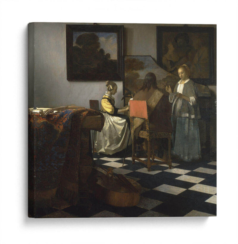 El concierto - Johannes Vermeer | Cuadro decorativo de Canvas Lab
