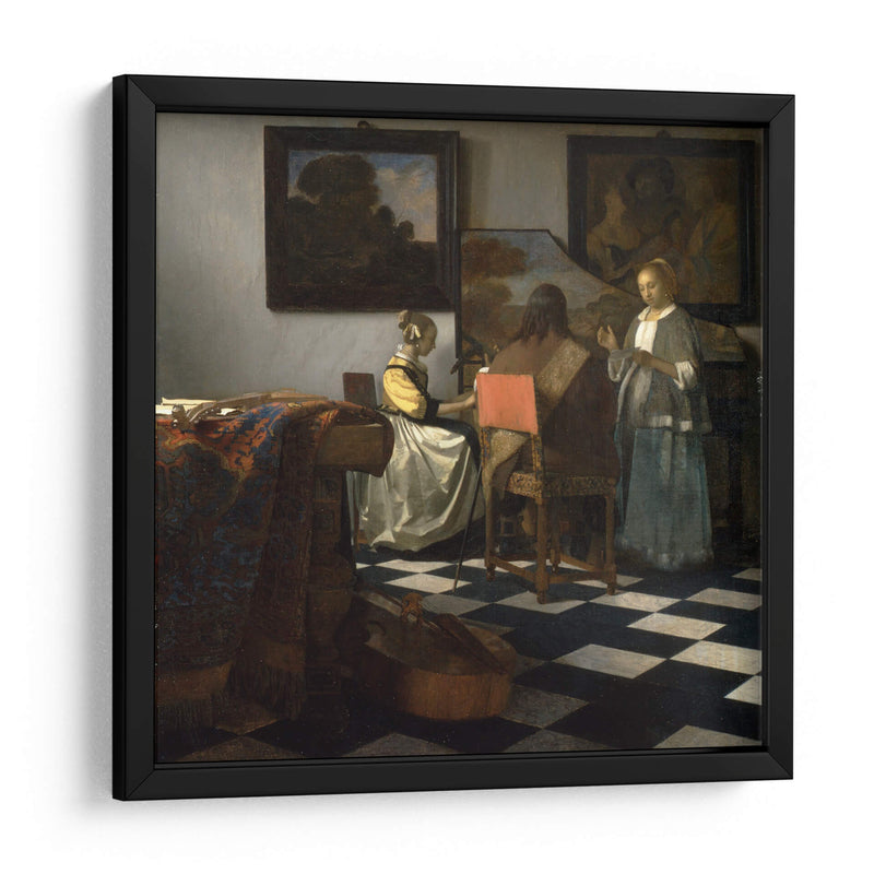 El concierto - Johannes Vermeer | Cuadro decorativo de Canvas Lab