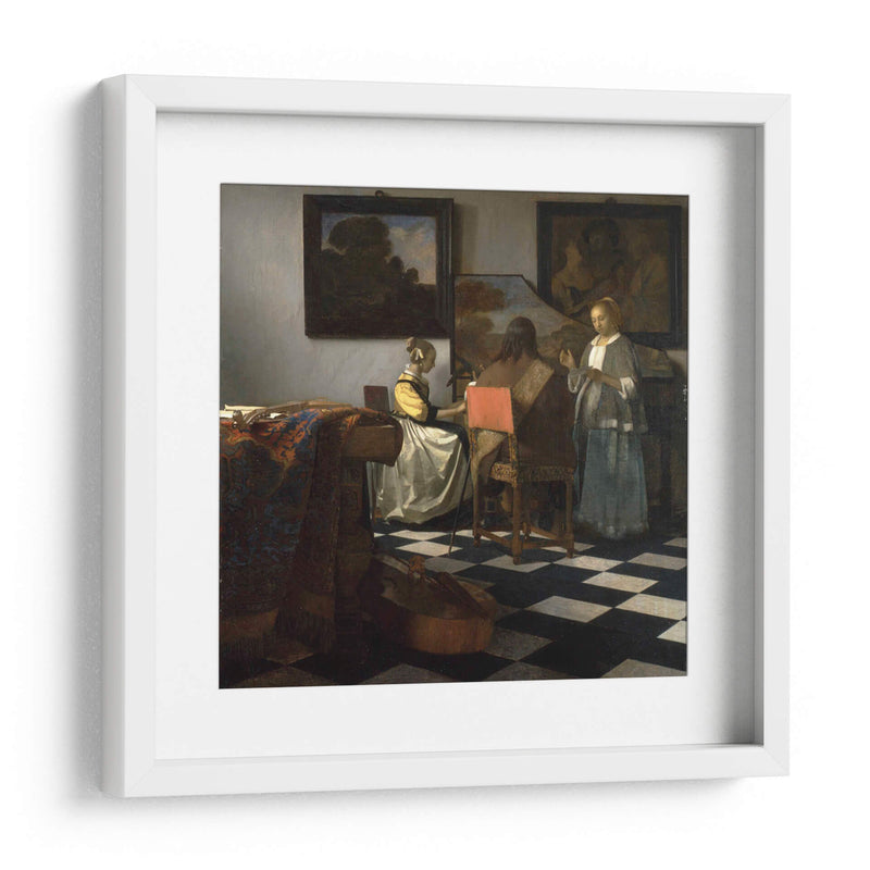 El concierto - Johannes Vermeer | Cuadro decorativo de Canvas Lab