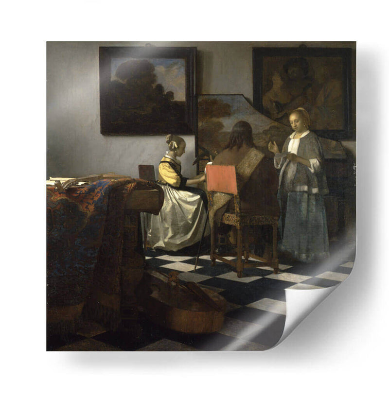 El concierto - Johannes Vermeer | Cuadro decorativo de Canvas Lab