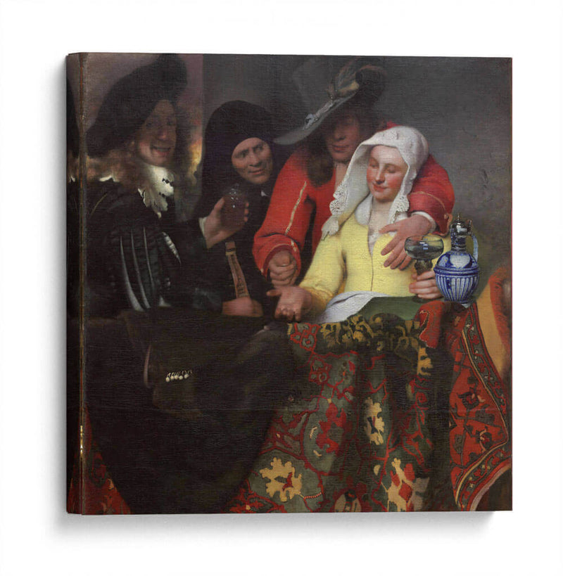 La alcahueta - Johannes Vermeer | Cuadro decorativo de Canvas Lab