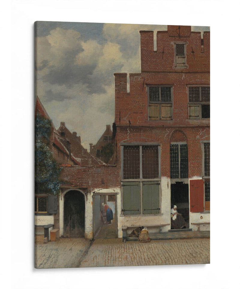 La callejuela - Johannes Vermeer | Cuadro decorativo de Canvas Lab