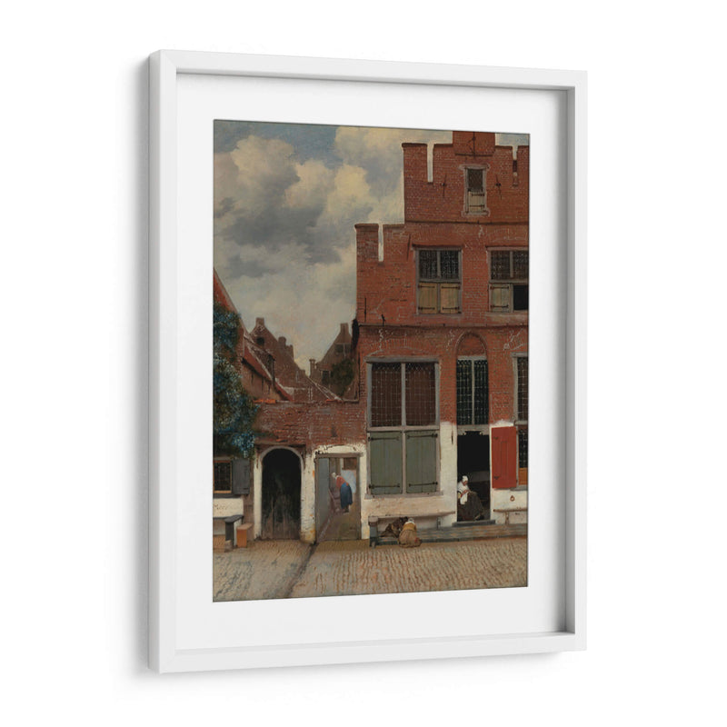 La callejuela - Johannes Vermeer | Cuadro decorativo de Canvas Lab