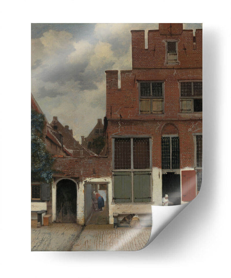 La callejuela - Johannes Vermeer | Cuadro decorativo de Canvas Lab