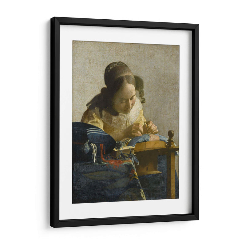 La encajera - Johannes Vermeer | Cuadro decorativo de Canvas Lab