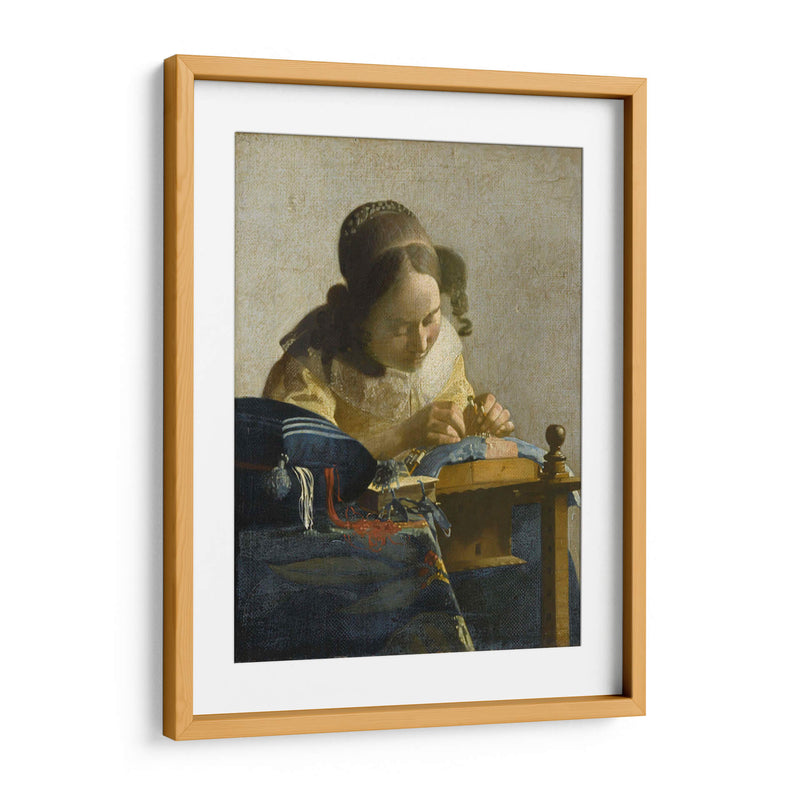 La encajera - Johannes Vermeer | Cuadro decorativo de Canvas Lab