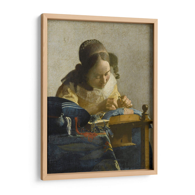 La encajera - Johannes Vermeer | Cuadro decorativo de Canvas Lab