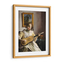 La guitarrista - Johannes Vermeer | Cuadro decorativo de Canvas Lab