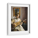 La guitarrista - Johannes Vermeer | Cuadro decorativo de Canvas Lab