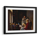 La lección de música interrumpida - Johannes Vermeer | Cuadro decorativo de Canvas Lab