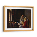 La lección de música interrumpida - Johannes Vermeer | Cuadro decorativo de Canvas Lab