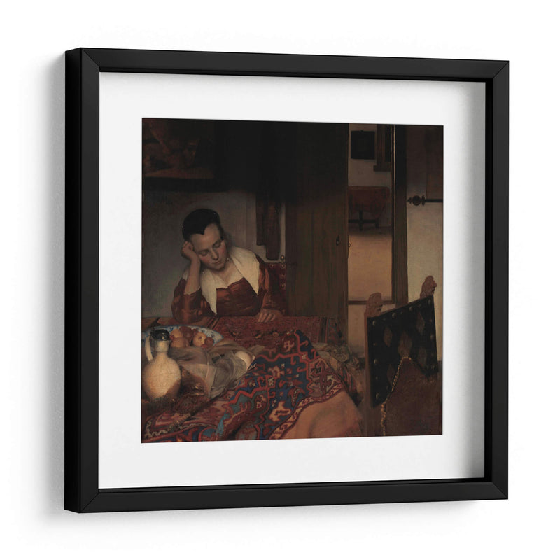 Muchacha dormida - Johannes Vermeer | Cuadro decorativo de Canvas Lab