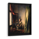 Muchacha leyendo una carta - Johannes Vermeer | Cuadro decorativo de Canvas Lab