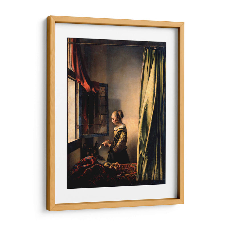 Muchacha leyendo una carta - Johannes Vermeer | Cuadro decorativo de Canvas Lab