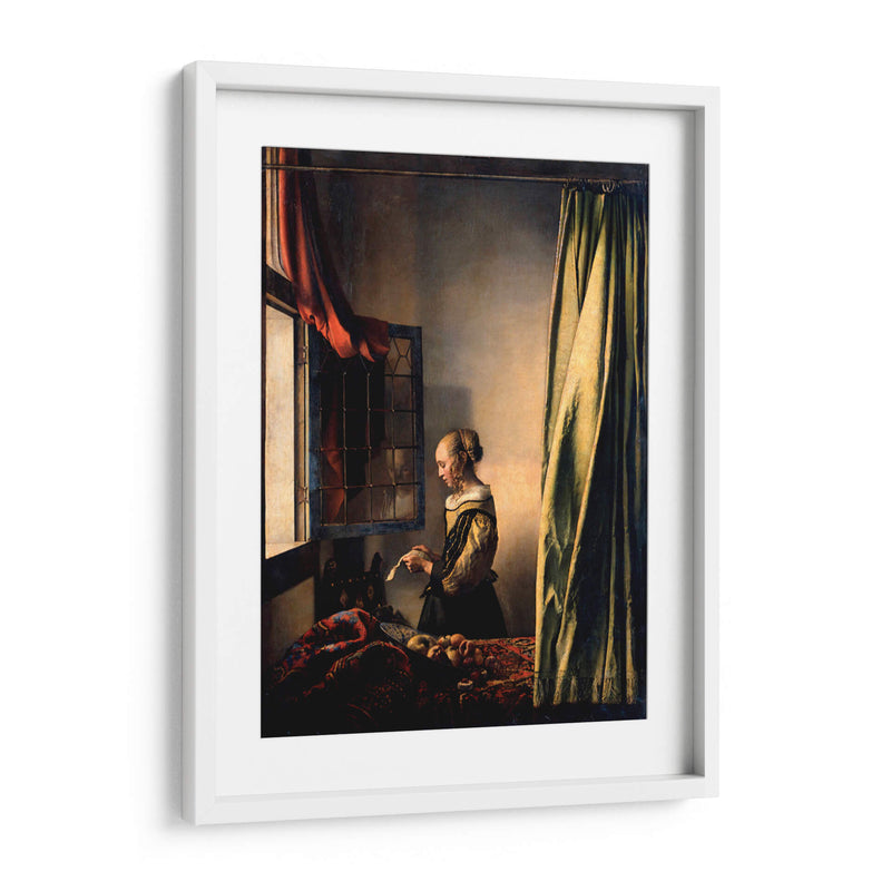 Muchacha leyendo una carta - Johannes Vermeer | Cuadro decorativo de Canvas Lab