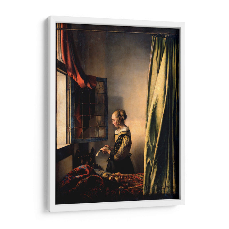 Muchacha leyendo una carta - Johannes Vermeer | Cuadro decorativo de Canvas Lab