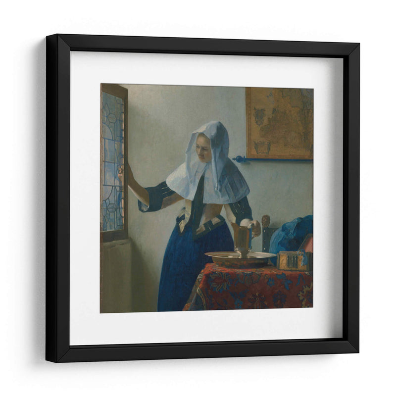 Mujer con una jarra de agua - Johannes Vermeer | Cuadro decorativo de Canvas Lab