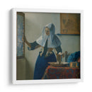 Mujer con una jarra de agua - Johannes Vermeer | Cuadro decorativo de Canvas Lab
