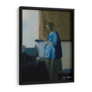 Mujer leyendo una carta - Johannes Vermeer | Cuadro decorativo de Canvas Lab