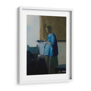 Mujer leyendo una carta - Johannes Vermeer | Cuadro decorativo de Canvas Lab