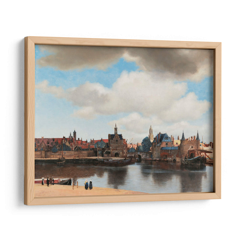 Vista de Delft - Johannes Vermeer | Cuadro decorativo de Canvas Lab