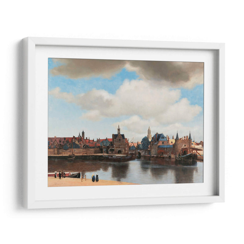 Vista de Delft - Johannes Vermeer | Cuadro decorativo de Canvas Lab