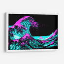 La gran ola de neón | Cuadro decorativo de Canvas Lab