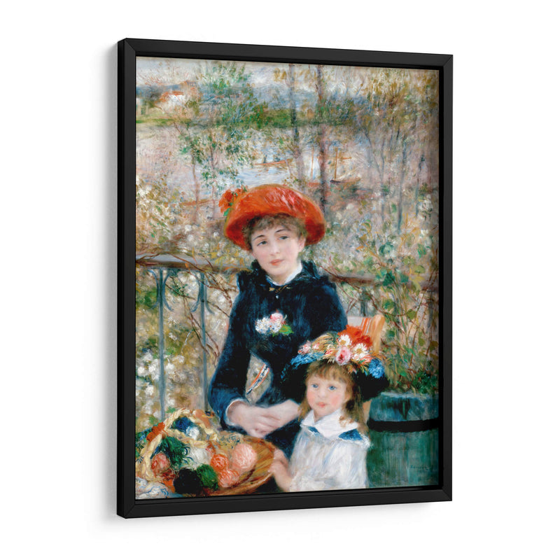 En la terraza (dos hermanas) - Pierre-Auguste Renoir | Cuadro decorativo de Canvas Lab