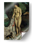 La bañista con el grifón - Pierre-Auguste Renoir | Cuadro decorativo de Canvas Lab