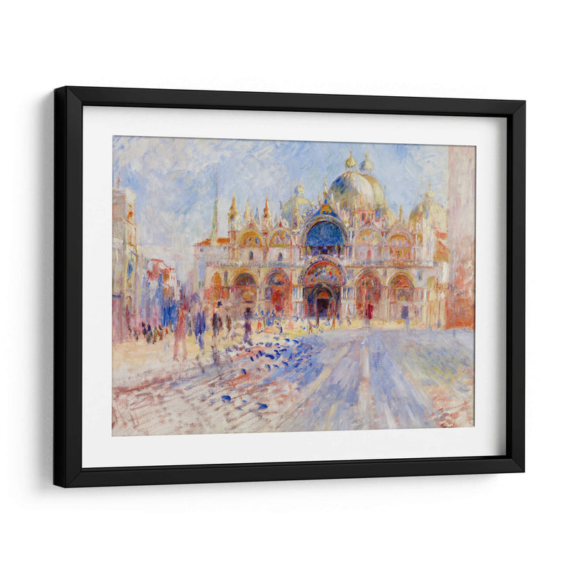 La Piazza San Marco, Venezia - Pierre-Auguste Renoir | Cuadro decorativo de Canvas Lab