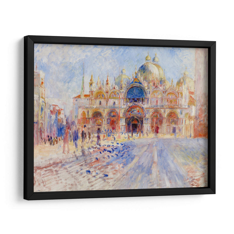 La Piazza San Marco, Venezia - Pierre-Auguste Renoir | Cuadro decorativo de Canvas Lab