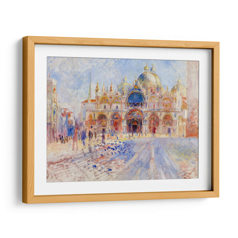 La Piazza San Marco, Venezia - Pierre-Auguste Renoir | Cuadro decorativo de Canvas Lab