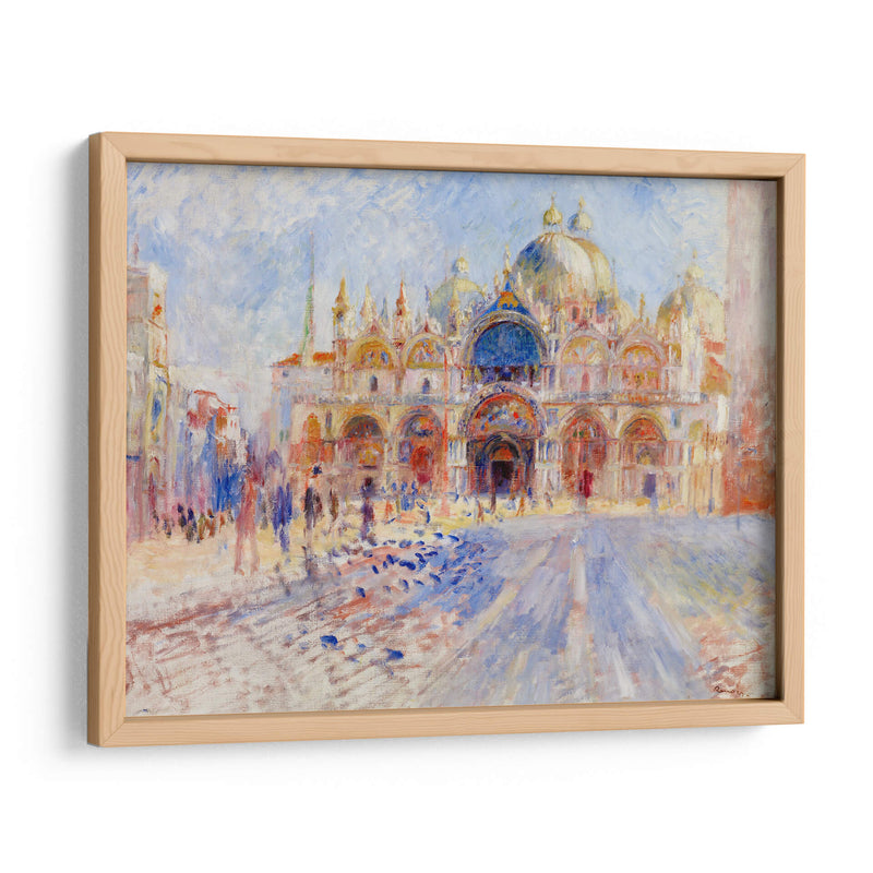 La Piazza San Marco, Venezia - Pierre-Auguste Renoir | Cuadro decorativo de Canvas Lab