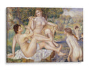 Las bañistas grandes - Pierre-Auguste Renoir | Cuadro decorativo de Canvas Lab