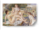 Las bañistas grandes - Pierre-Auguste Renoir | Cuadro decorativo de Canvas Lab