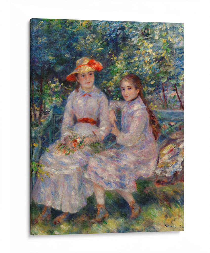Las hijas de Durand-Ruel - Pierre-Auguste Renoir | Cuadro decorativo de Canvas Lab