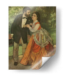 Los prometidos - Pierre-Auguste Renoir | Cuadro decorativo de Canvas Lab