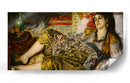 Odalisca (mujer de Argel) - Pierre-Auguste Renoir | Cuadro decorativo de Canvas Lab