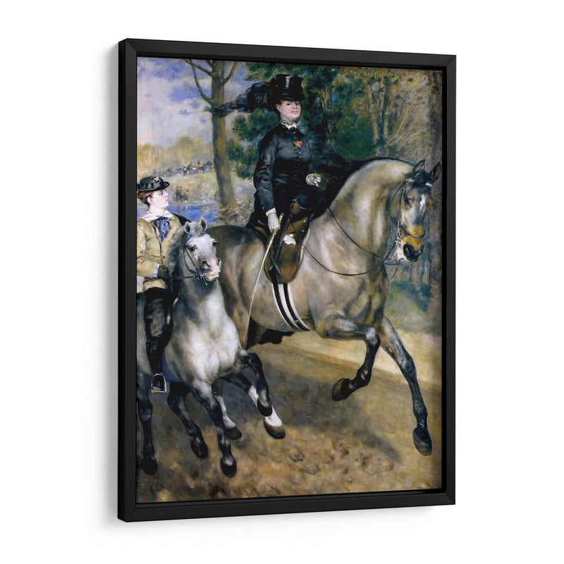 Paseo a caballo en el bosque de Boulogne - Pierre-Auguste Renoir | Cuadro decorativo de Canvas Lab