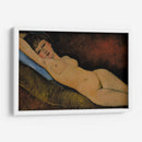 Acostada desnuda sobre un cojín azul - Amedeo Modigliani | Cuadro decorativo de Canvas Lab