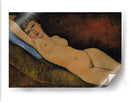 Acostada desnuda sobre un cojín azul - Amedeo Modigliani | Cuadro decorativo de Canvas Lab