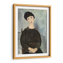 El cabello negro - Amedeo Modigliani | Cuadro decorativo de Canvas Lab