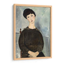El cabello negro - Amedeo Modigliani | Cuadro decorativo de Canvas Lab
