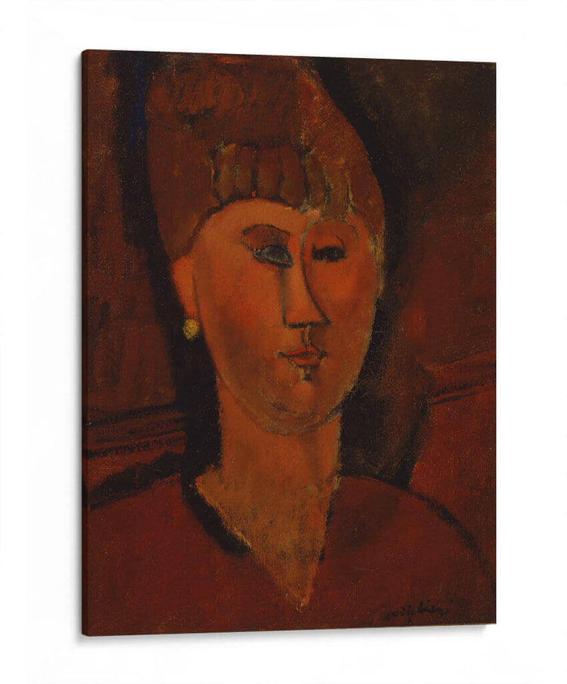 La chica pelirroja - Amedeo Modigliani | Cuadro decorativo de Canvas Lab